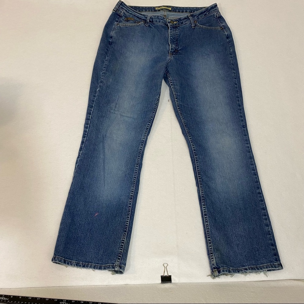 Riders Flare Jeans Instantly Slims You Baggy, Flare Denim Jeans size 18